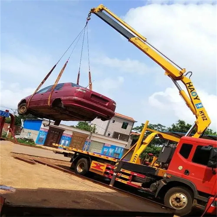 峨眉山吊车救援小汽车怎么吊